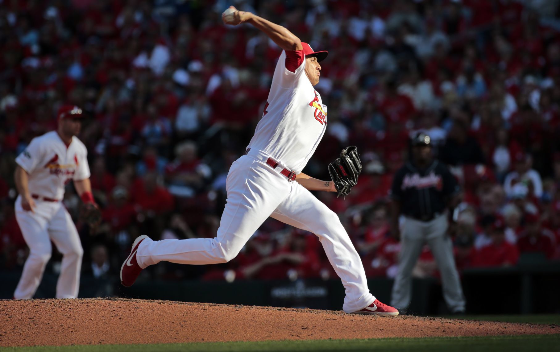 Cardinals force deciding fifth game of the NLDS with a 5-4 win over the Braves in the 10th inning